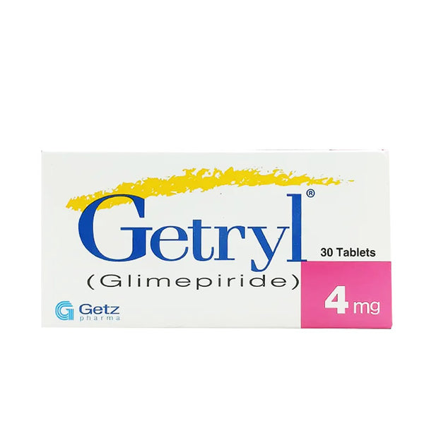 Getryl 4mg Tablet, 30 Ct - Getz Pharma - My Vitamin Store