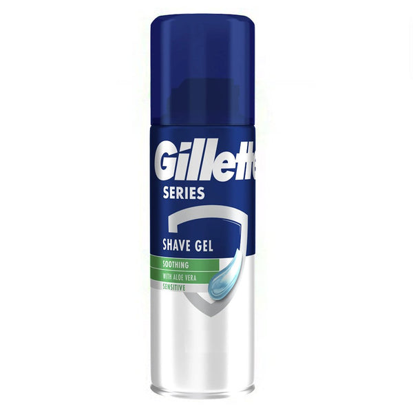 Gillette Series 3x Action Sensitive Shave Gel, 200ml - My Vitamin Store