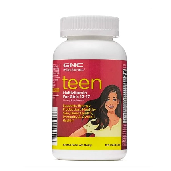 GNC Milestones Teen Multivitamin for Girls 12-17, 120 Ct - My Vitamin Store