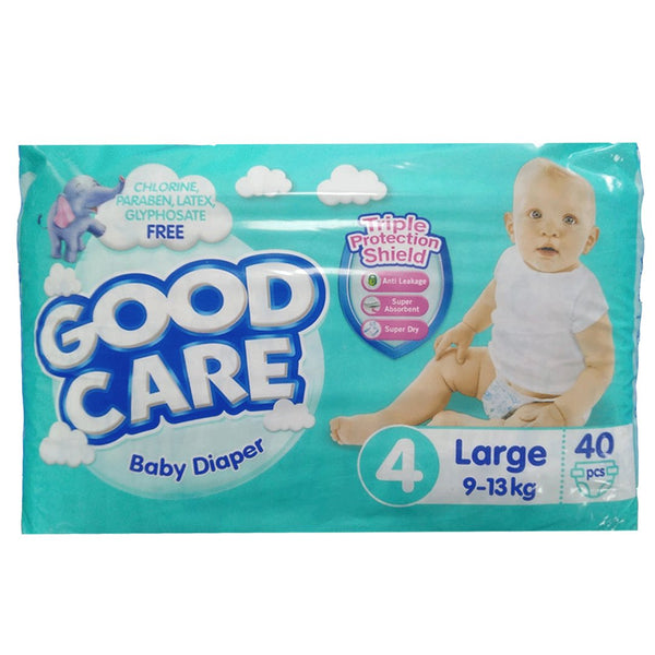 Good Care Baby Diaper Size 4 (Large), 40 Ct - My Vitamin Store