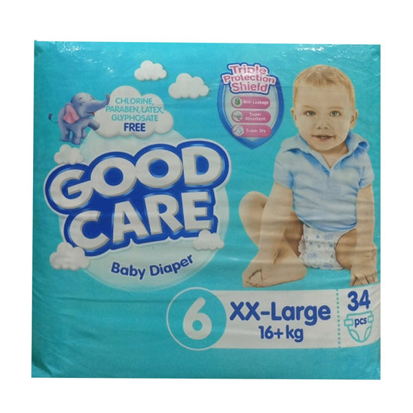 Good Care Baby Diaper Size 6 (XX-Large), 34 Ct - My Vitamin Store