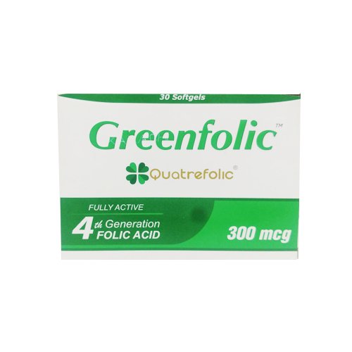 Greenfolic (Fold Acid) 300 mcg, 30 Ct - Wilson's - My Vitamin Store