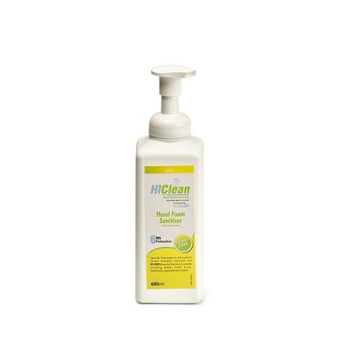 Hand Foam Sanitiser (Lemon), 600ml - HiClean - My Vitamin Store
