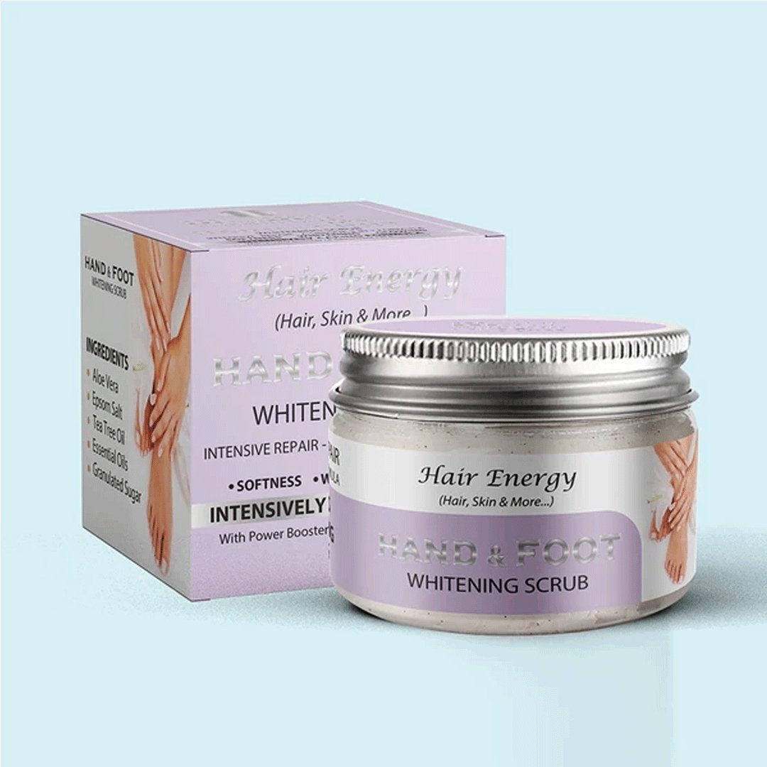 Hand & Foot Whitening Scrub - Hair Energy - My Vitamin Store