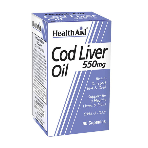 HealthAid Cod Liver Oil 550 mg - My Vitamin Store