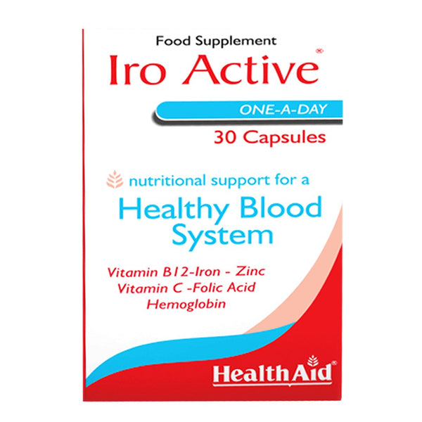 HealthAid Iro Active, 30 Ct - My Vitamin Store