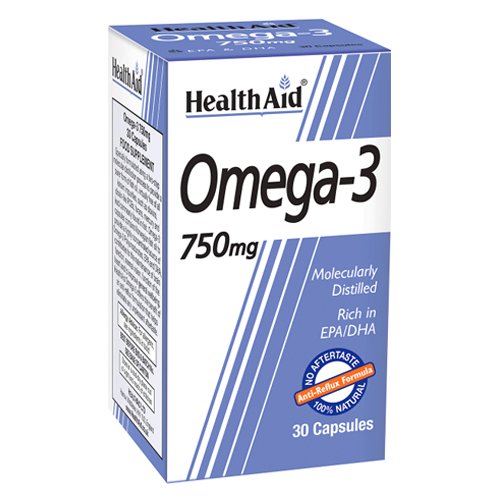 HealthAid Omega-3 750 mg, 30 Ct - My Vitamin Store