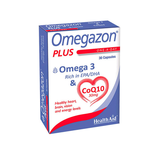 HealthAid Omegazon Plus (CoQ10), 30 Ct - My Vitamin Store