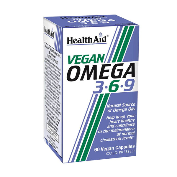 HealthAid Vegan Omega 3-6-9, 60 Ct - My Vitamin Store