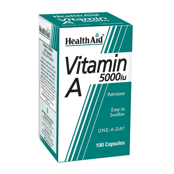 HealthAid Vitamin A 5000IU, 100 Ct - My Vitamin Store
