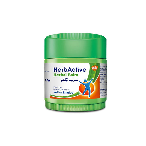 HerbActive Herbal Balm, 20g - GSK - My Vitamin Store