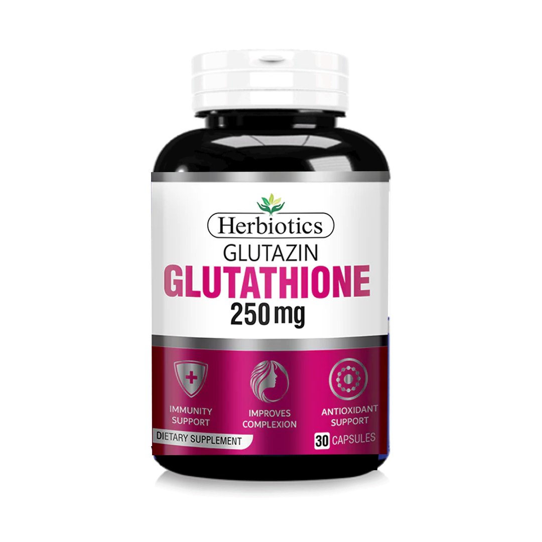 Herbiotics Glutazin (Glutathione) 250mg, 30 Ct - My Vitamin Store