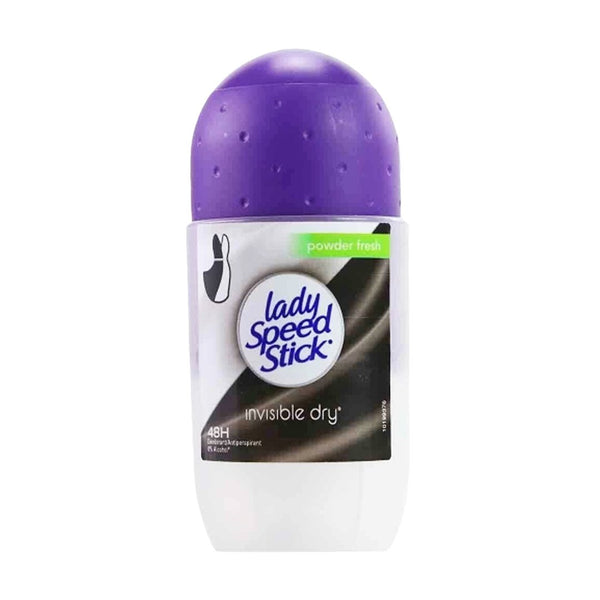 Lady Speed Stick Powder Fresh Roll-on Invisible Dry 48H, 50ml - My Vitamin Store