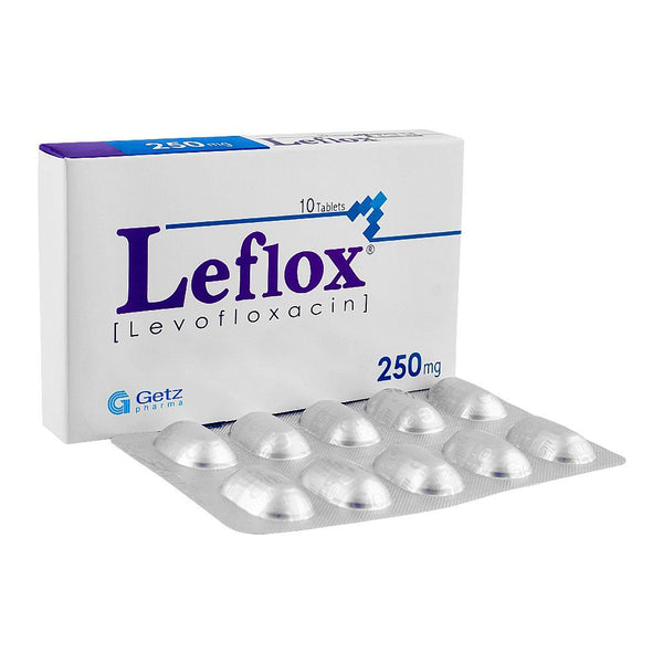 Leflox 250mg Tablet, 10 Ct - Getz Pharma - My Vitamin Store