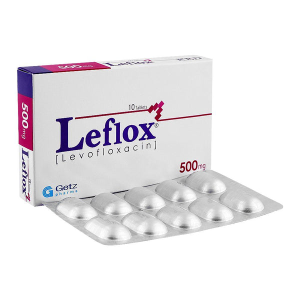 Leflox 500mg Tablet, 10 Ct - Getz Pharma - My Vitamin Store