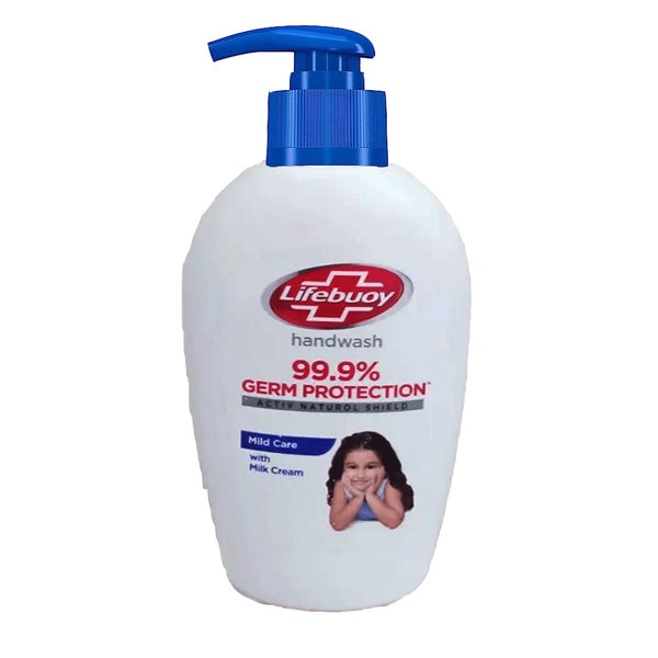 Lifebuoy 99.9% Germ Protection Hand Wash Mild Care, 200ml - My Vitamin Store