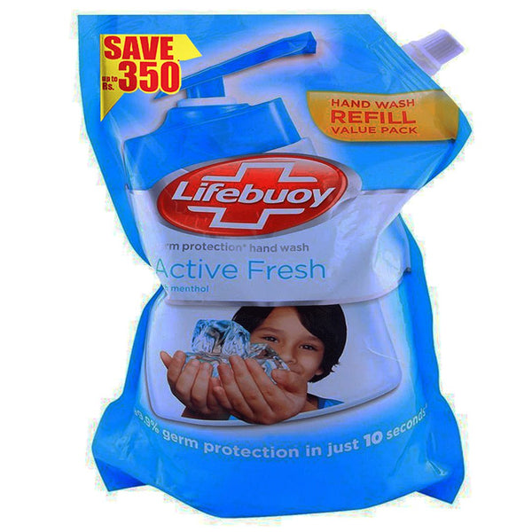 Lifebuoy Active Fresh Hand Wash Refill, 1 Litre - My Vitamin Store
