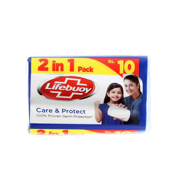 Lifebuoy Care and Protect Soap Bar Twin Pack, 128g - My Vitamin Store