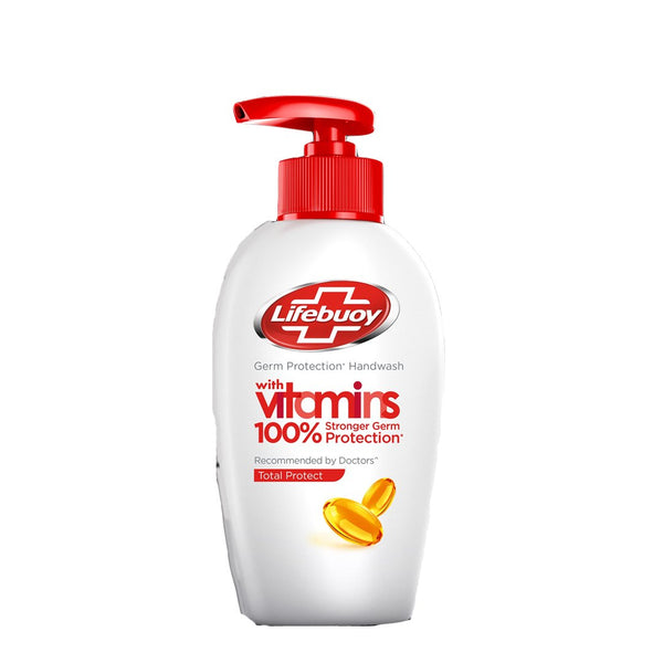 Lifebuoy Germ Protection Hand Wash with Vitamins Total Protect, 200ml - My Vitamin Store
