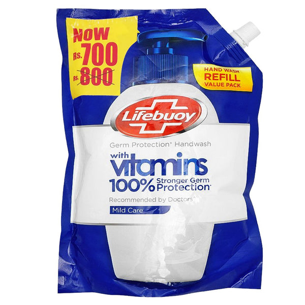 Lifebuoy Mild Care Hand Wash Refill, 900ml - My Vitamin Store