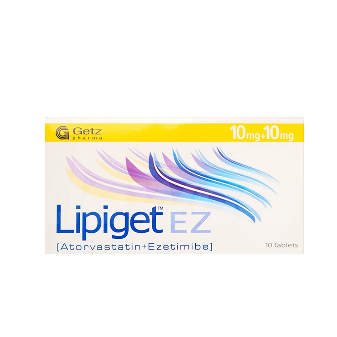 Lipiget Ez Tablet 10/10mg, 10 Ct - Getz Pharma
