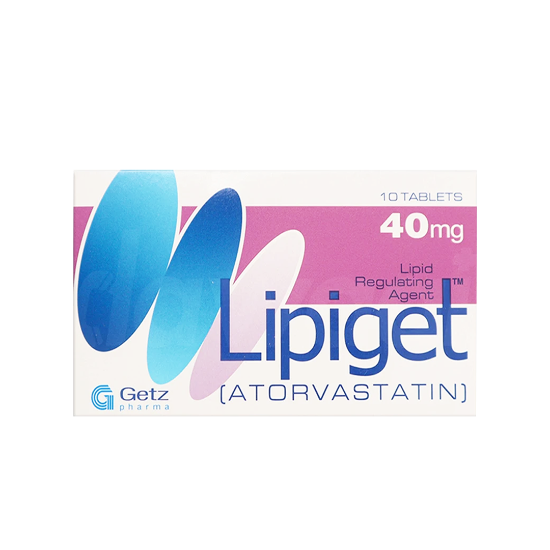 Lipiget Tablet 40mg, 10 Ct - Getz Pharma