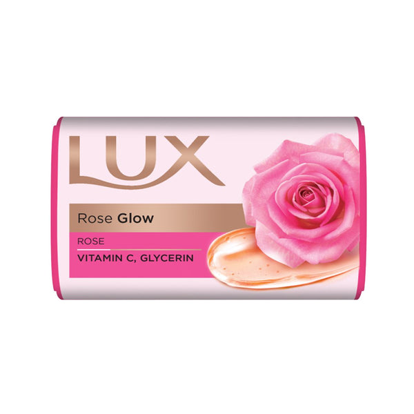 Lux Rose Glow Vitamin E + Glycerin Soap Bar, 128g - My Vitamin Store