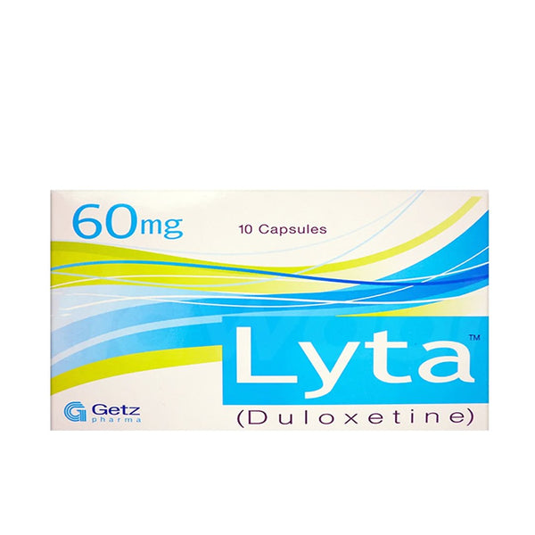 Lyta (Duloxetine) 60mg, 10 Ct - Getz Pharma - My Vitamin Store