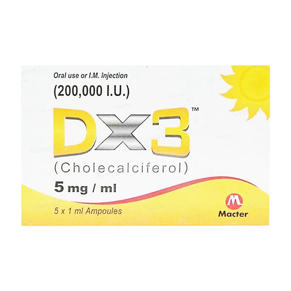 Macter DX3 Injection 5mg (200,000 IU), 5 Ct - My Vitamin Store