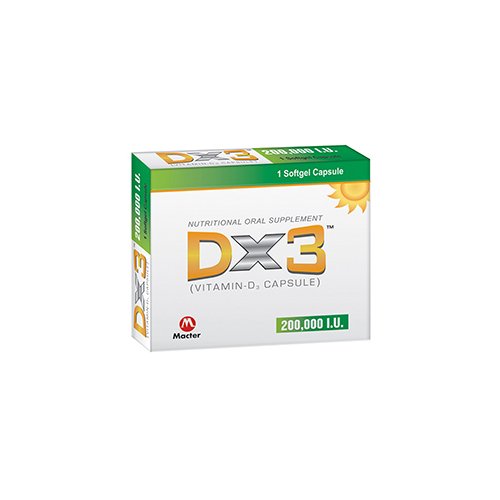Macter DX3 Vitamin D3 200,000 IU, 1 Ct - My Vitamin Store