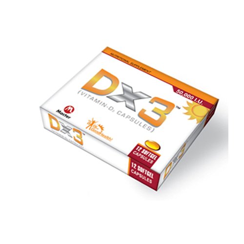 Macter DX3 Vitamin D3 50,000 IU, 12 Ct - My Vitamin Store