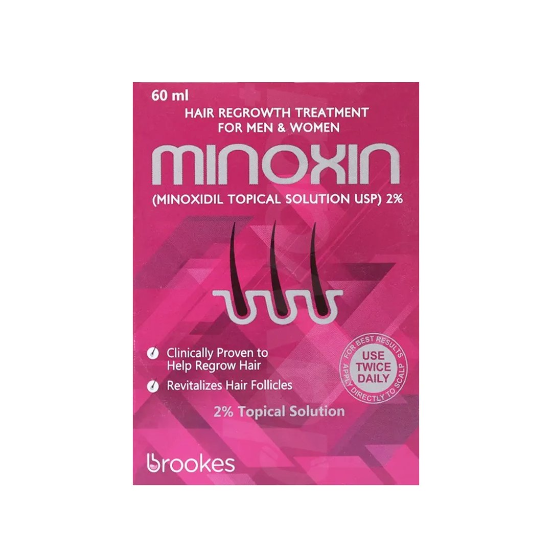 Minoxin 2% Topical Solution, 60ml - Brookes Pharma - My Vitamin Store