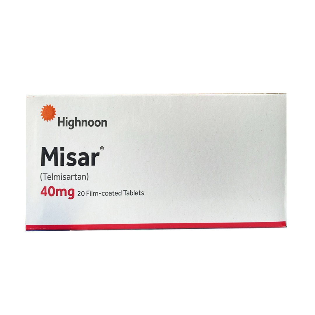 Misar 40mg Tablets, 20 Ct - Highnoon