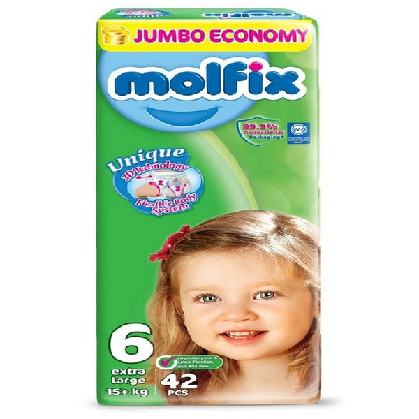 Molfix Diapers Size 6 (X-Large), 42 Ct - My Vitamin Store