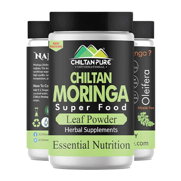 Moringa Super Food (Leaf Powder), 220g - Chiltan Pure - My Vitamin Store