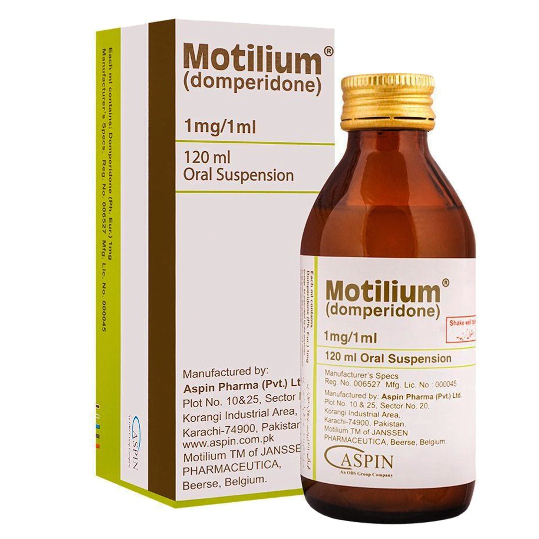 Motilium Oral Suspension, 120ml - Aspin Pharma - My Vitamin Store
