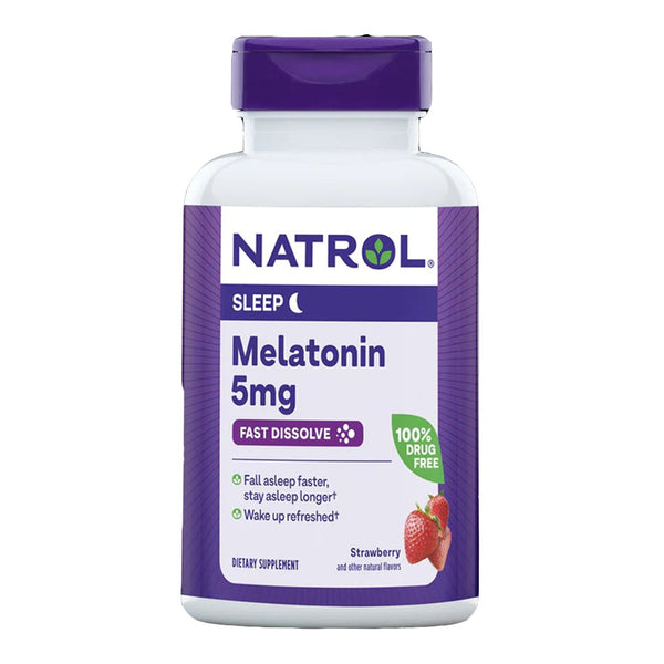 Natrol Melatonin Fast Dissolve 5 mg, 250 Ct - My Vitamin Store