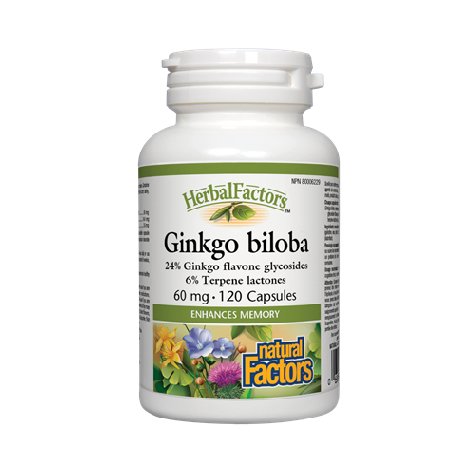 Natural Factors Ginkgo Biloba, 120 Ct - My Vitamin Store