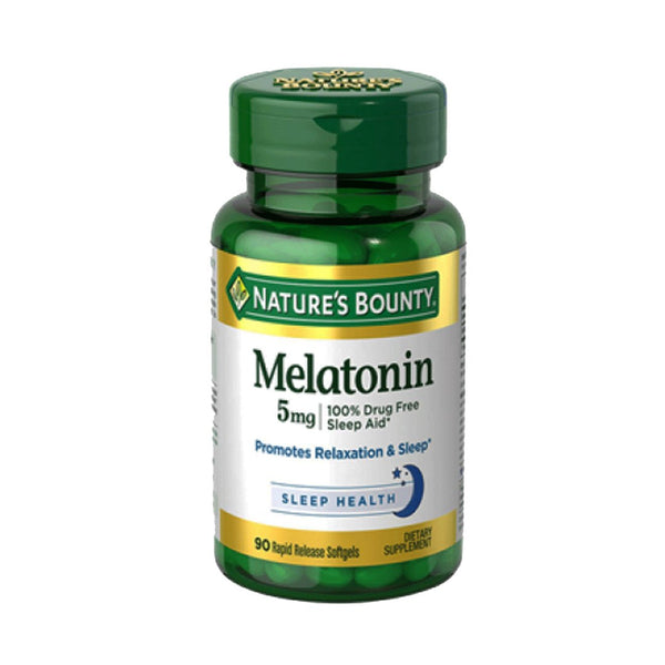 Nature's Bounty Melatonin 5 mg, 90 Ct - My Vitamin Store