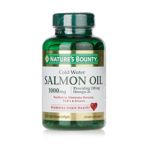 Nature's Bounty Salmon Oil 1000mg, 120 Ct - My Vitamin Store