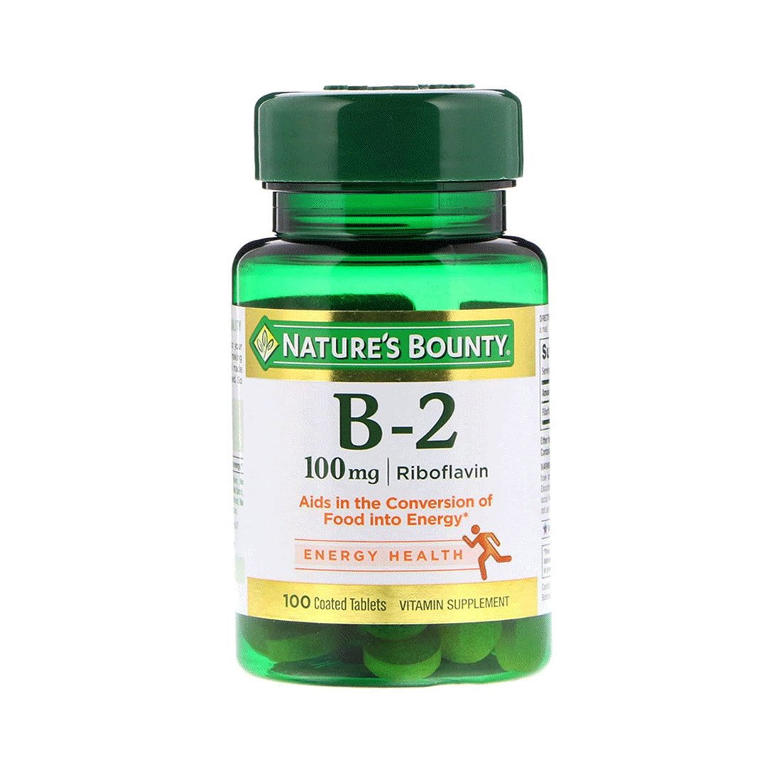 Nature's Bounty Vitamin B-2 100mg, 100 Ct - My Vitamin Store