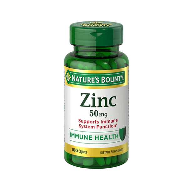 Nature's Bounty Zinc 50mg, 100 Ct - My Vitamin Store