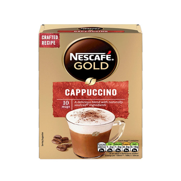 Nestle Nescafe Gold Cappuccino Sachet, 10 Ct - My Vitamin Store