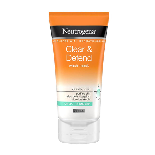Neutrogena Clear & Defend Wash-Mask, 150 ml - My Vitamin Store