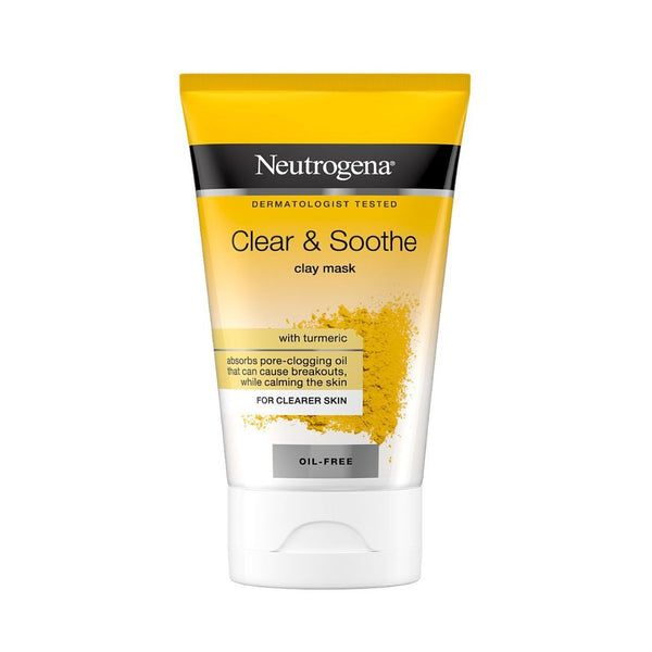 Neutrogena Clear & Soothe Oil-Free Clay Mask, 50ml - My Vitamin Store