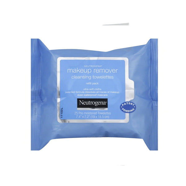 Neutrogena Makeup Remover Cleansing Towelettes, 25 Ct - My Vitamin Store