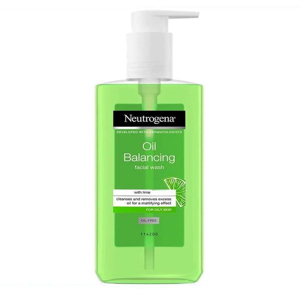 Neutrogena Oil Balancing Facial Wash With Lime, 200ml - My Vitamin Store