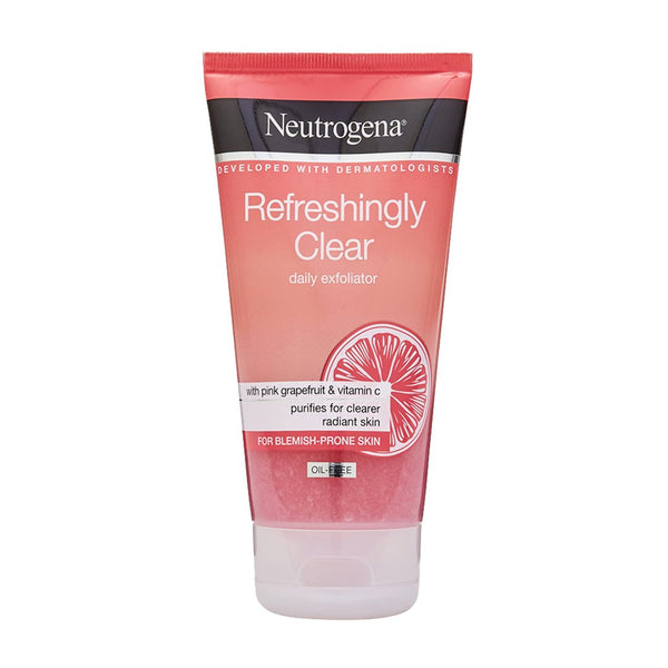 Neutrogena Refreshingly Clear Daily Exfoliator With Pink Grapefruit & Vitamin C, 150ml - My Vitamin Store
