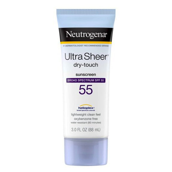 Neutrogena Ultra Sheer Dry Touch Oxybenzone Free Sunscreen Lotion SPF 55, 88ml - My Vitamin Store