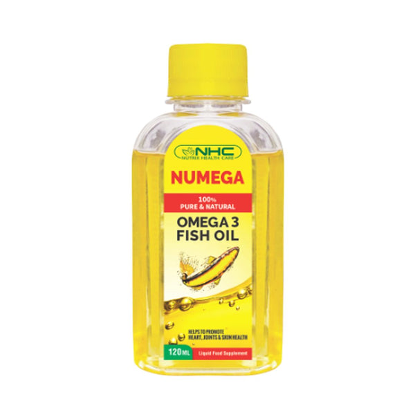 NHC Numega (Omega-3) Fish Oil Syrup, 120 ml - My Vitamin Store